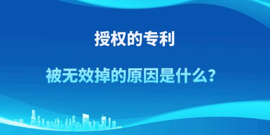 授權(quán)的專利被無效掉的原因是什么？